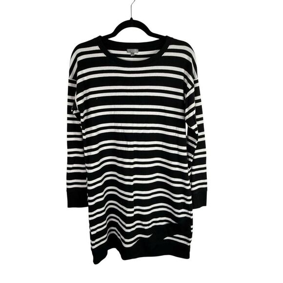 Talbots Black and White sweatshirt dress- size mp - Picture 1 of 7